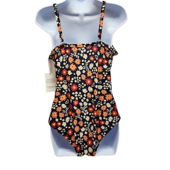 JASAMBAC Size L Womens One Piece Swimsuit Tummy Control Slimming Bathing Suits V - Picture 3 of 6